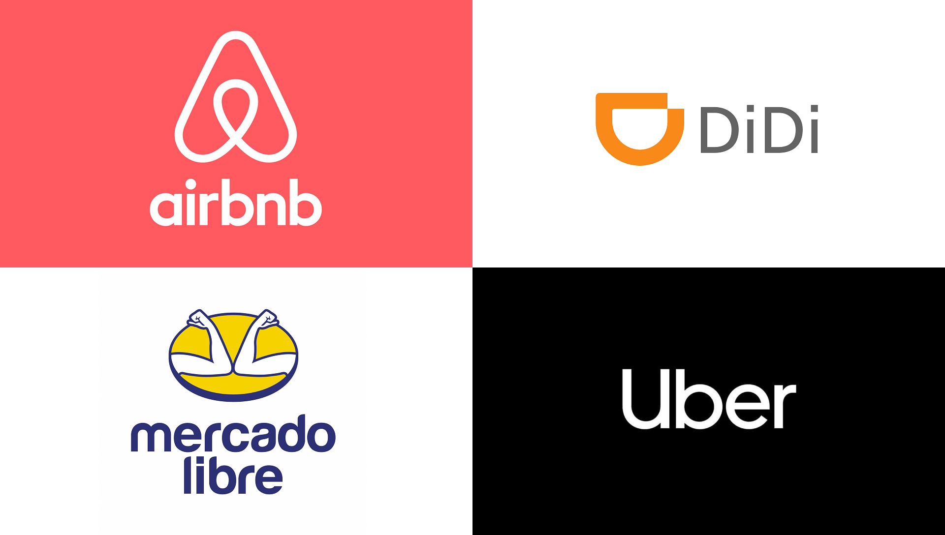 Logotipos de plataformas digitales, brindando servicios de facturación a esas empresas