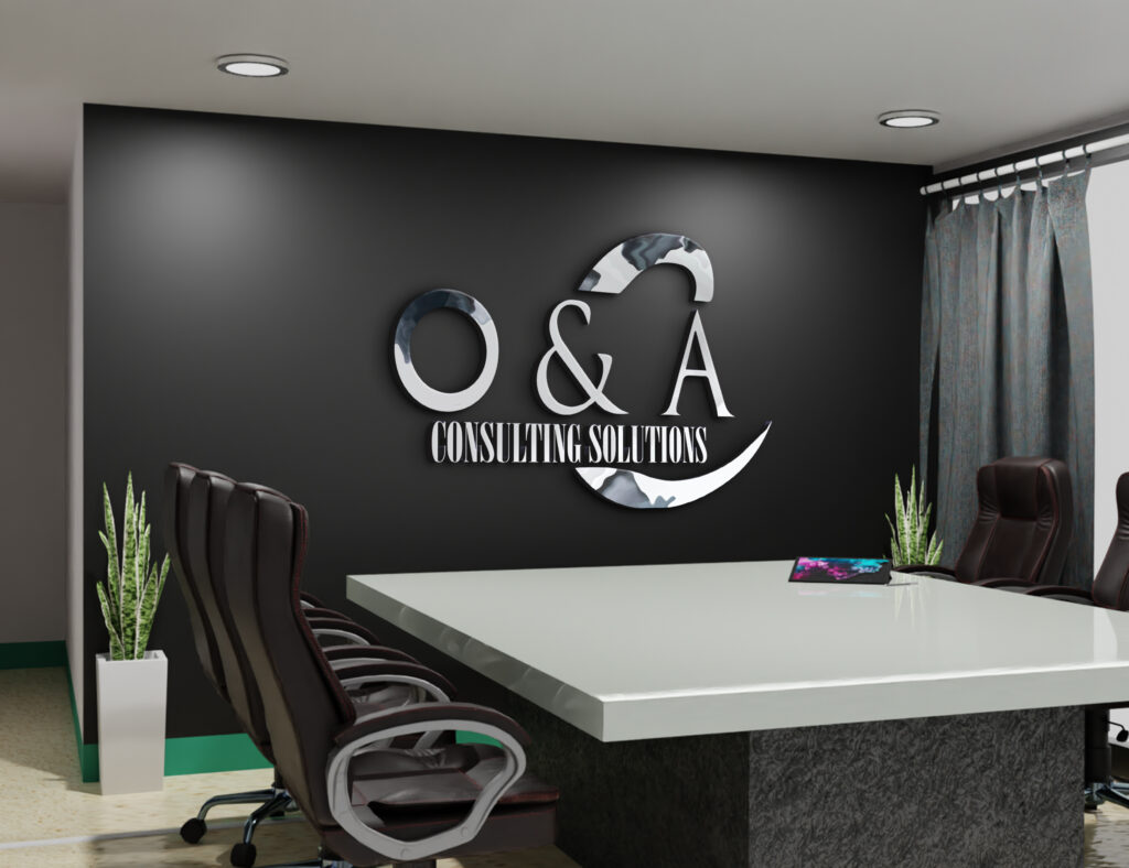 Sala de juntas de O&A Consulting Solutions. Brindando ubicación de nuestro contacto. 